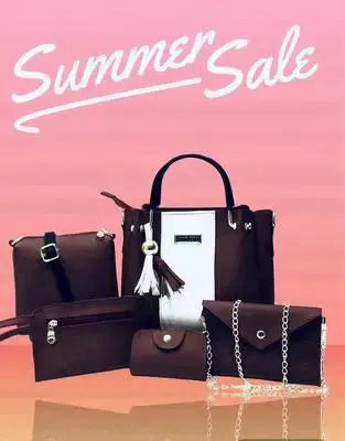 5-Piece Premium Essential Handbag Set
