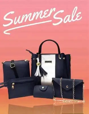 5-Piece Premium Essential Handbag Set