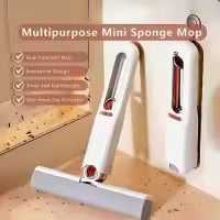 Umar Mart portable mini self-squeeze mop for home cleaning, featuring a compact design and easy-to-use self-squeezing mechanism.