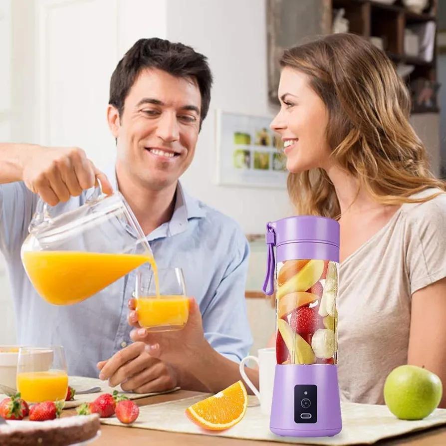 Umar Mart portable electric rechargeable juicer blender with sleek design, compact kitchen accessory for fresh smoothies and drinks